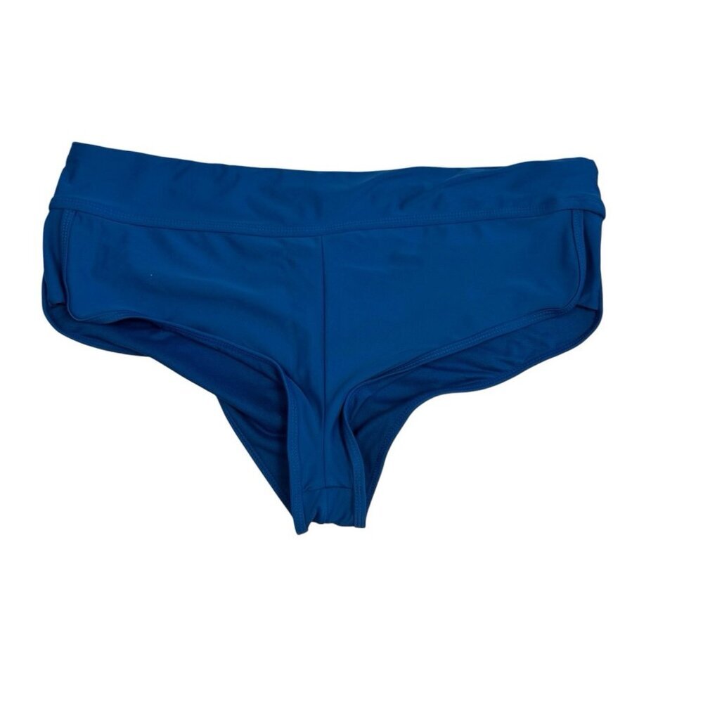 Urbanology Women's XL High Waist Swim Bottom Blue NWT‎